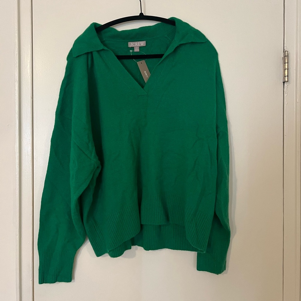 [NWT] Kelly Green Sweater, size XXL | Jcrew